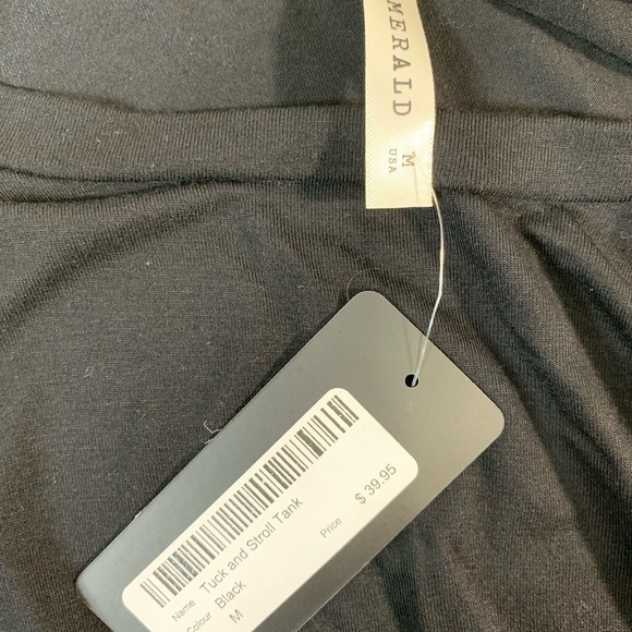 NWT Emerald Tuck and Stroll Tank - Picture 4 of 6